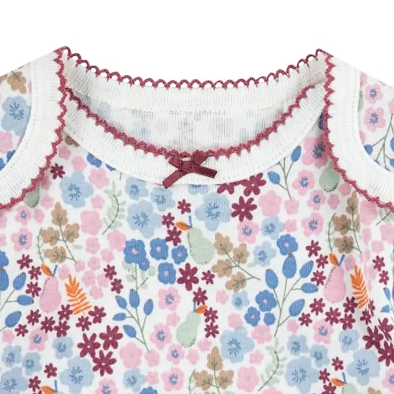 Huggies Little Hugs 5-Pack Elevated Bodysuit Undershirt, Bianco Neve, 18 Mesi (Pacco da 5) Baby Girls miniatura 3