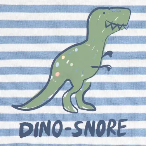 Huggies Little Hugs Huggies Snug Sleep Set (4-Pieces) Pajama, Blue/Green, 4 Anni Boy's miniatura 2