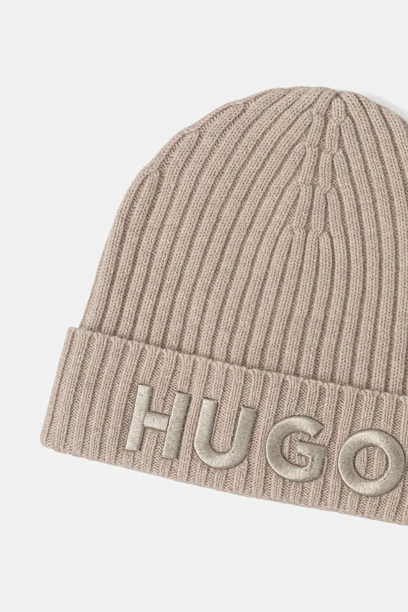 berretto in lana colore beige 50524129 miniatura 3