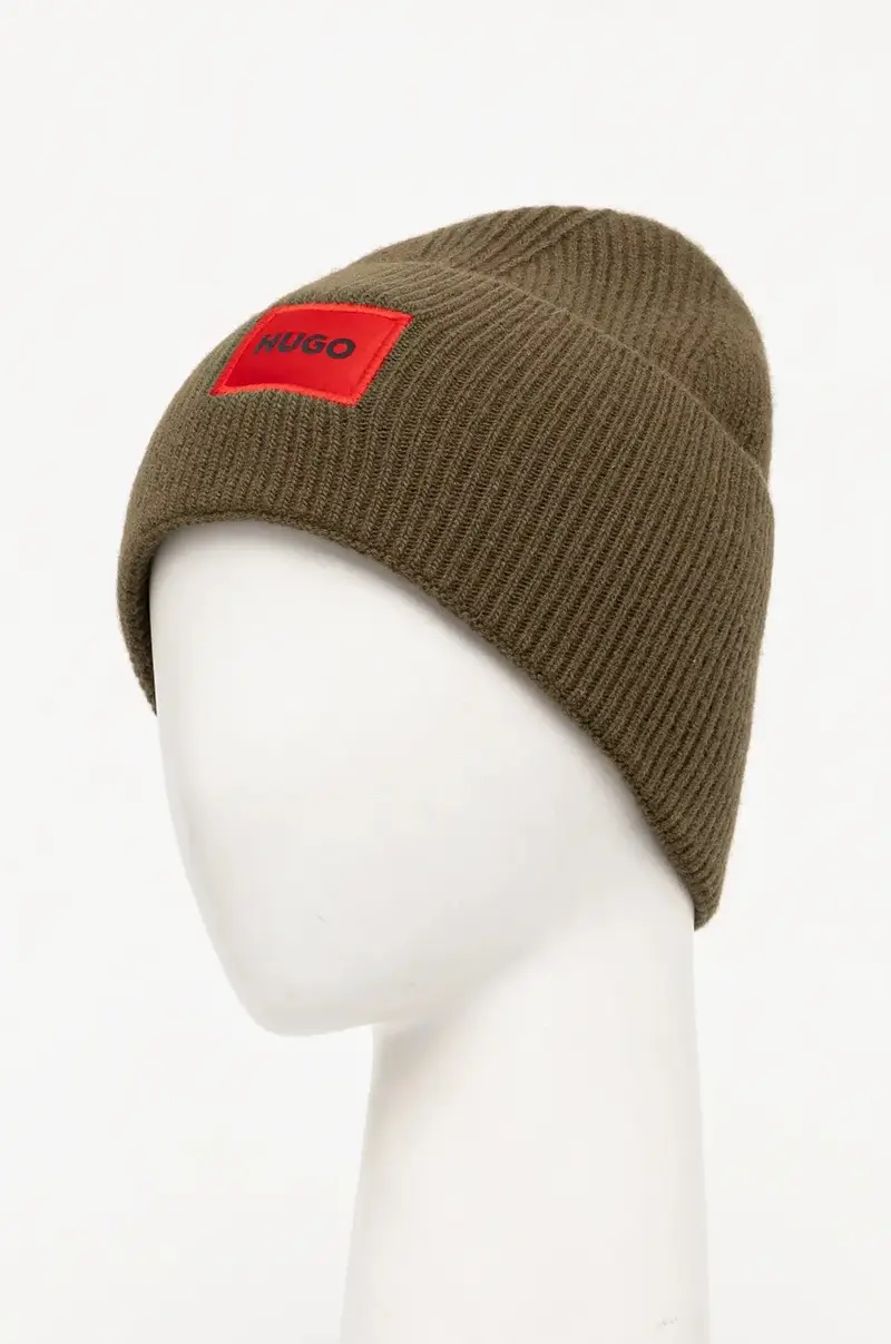 berretto in lana colore beige Verde miniatura 2