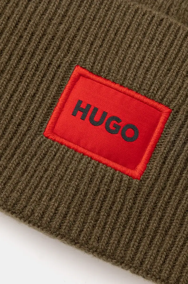 berretto in lana colore beige Verde miniatura 3