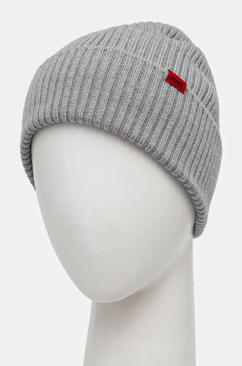 berretto in lana colore grigio 50524570 miniatura 2