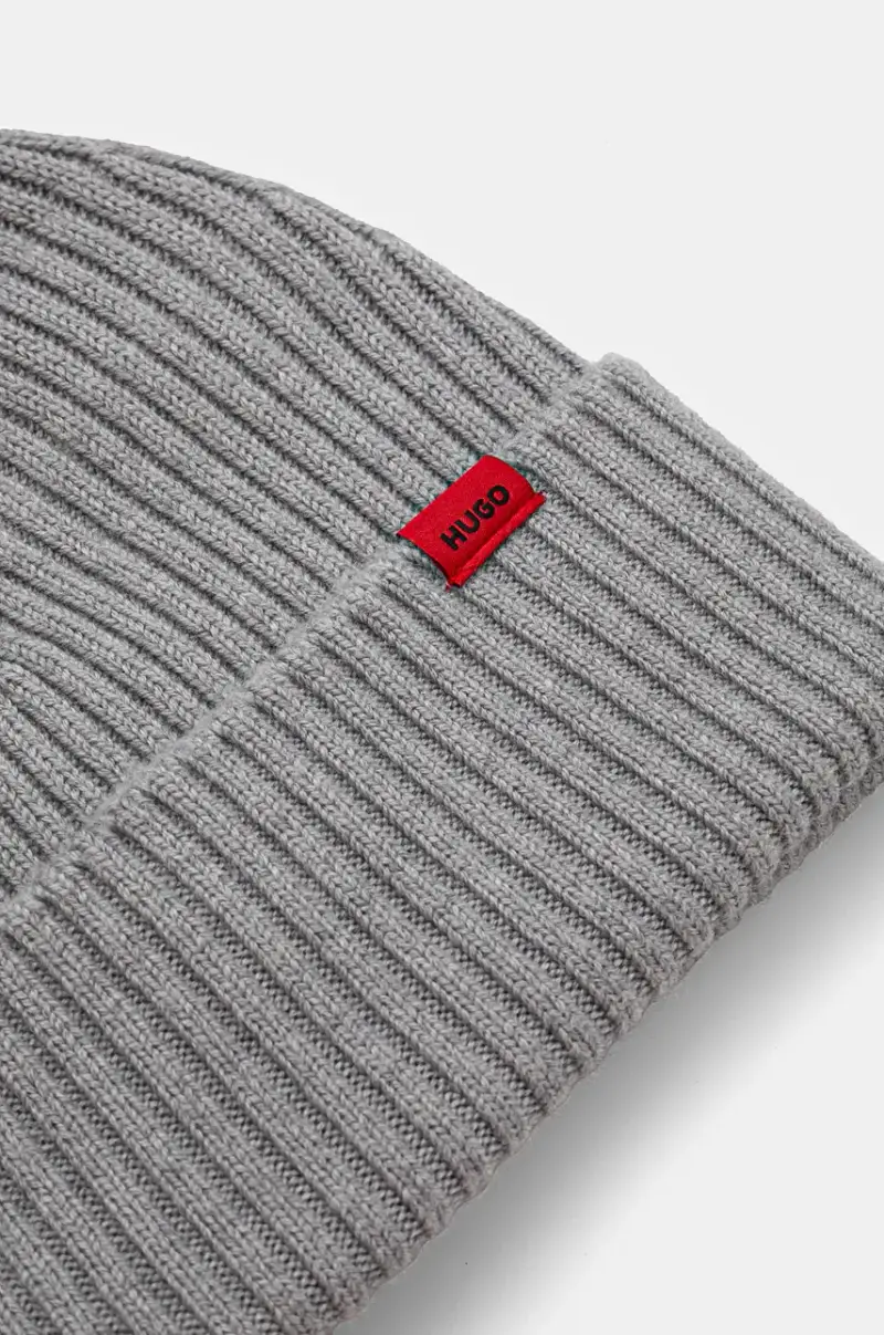 berretto in lana colore grigio 50524570 miniatura 3