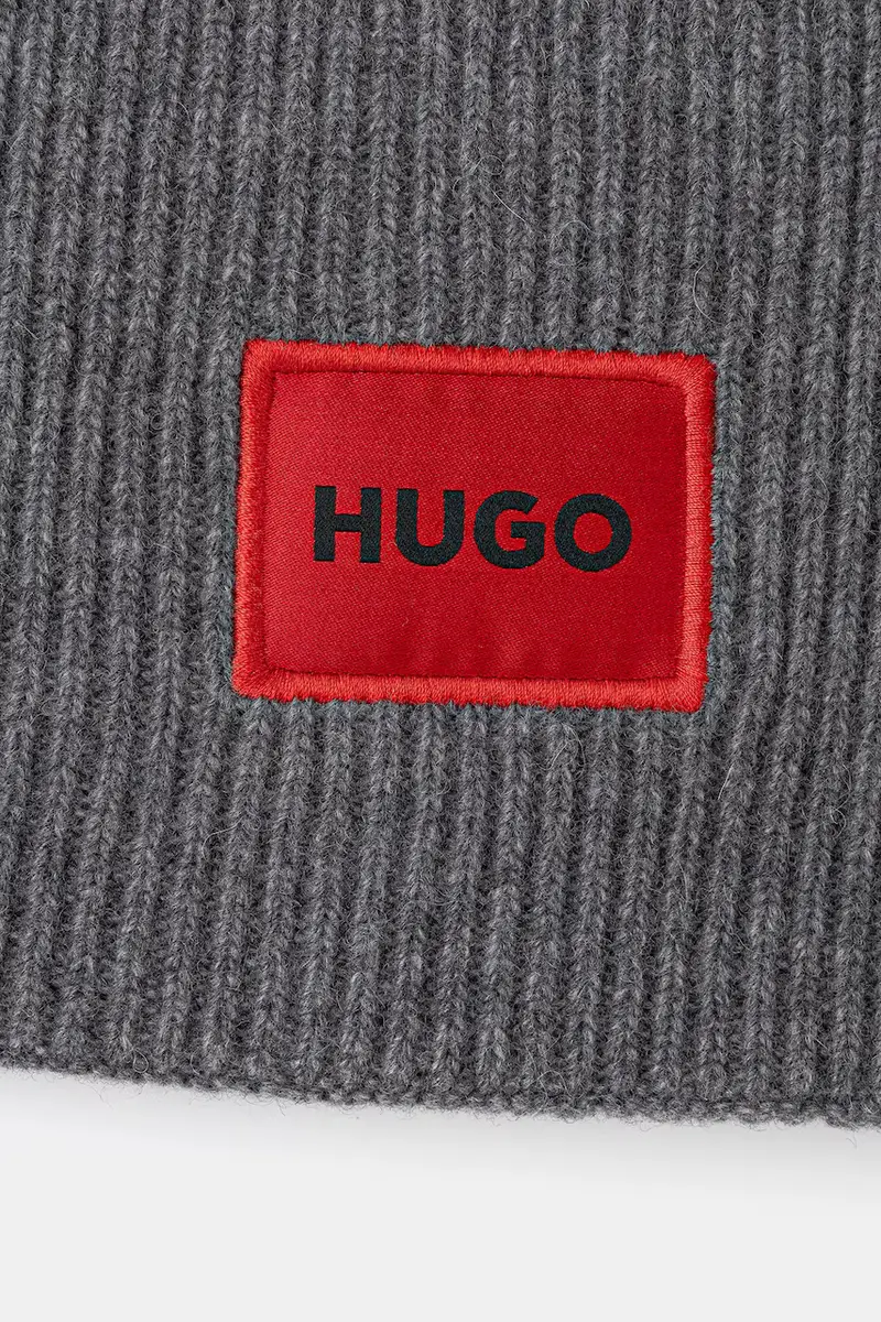 berretto in lana colore nero 50496011 Grigio miniatura 3