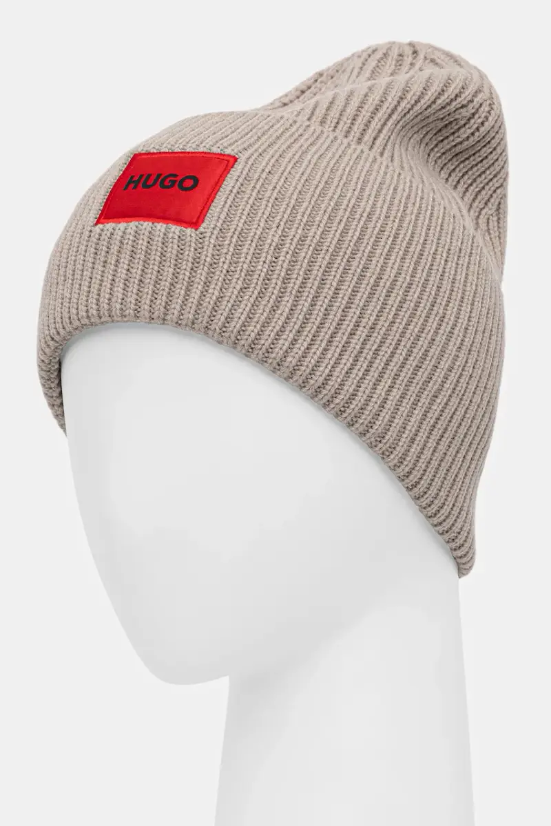 berretto in lana colore nero 50502579 Beige miniatura 2