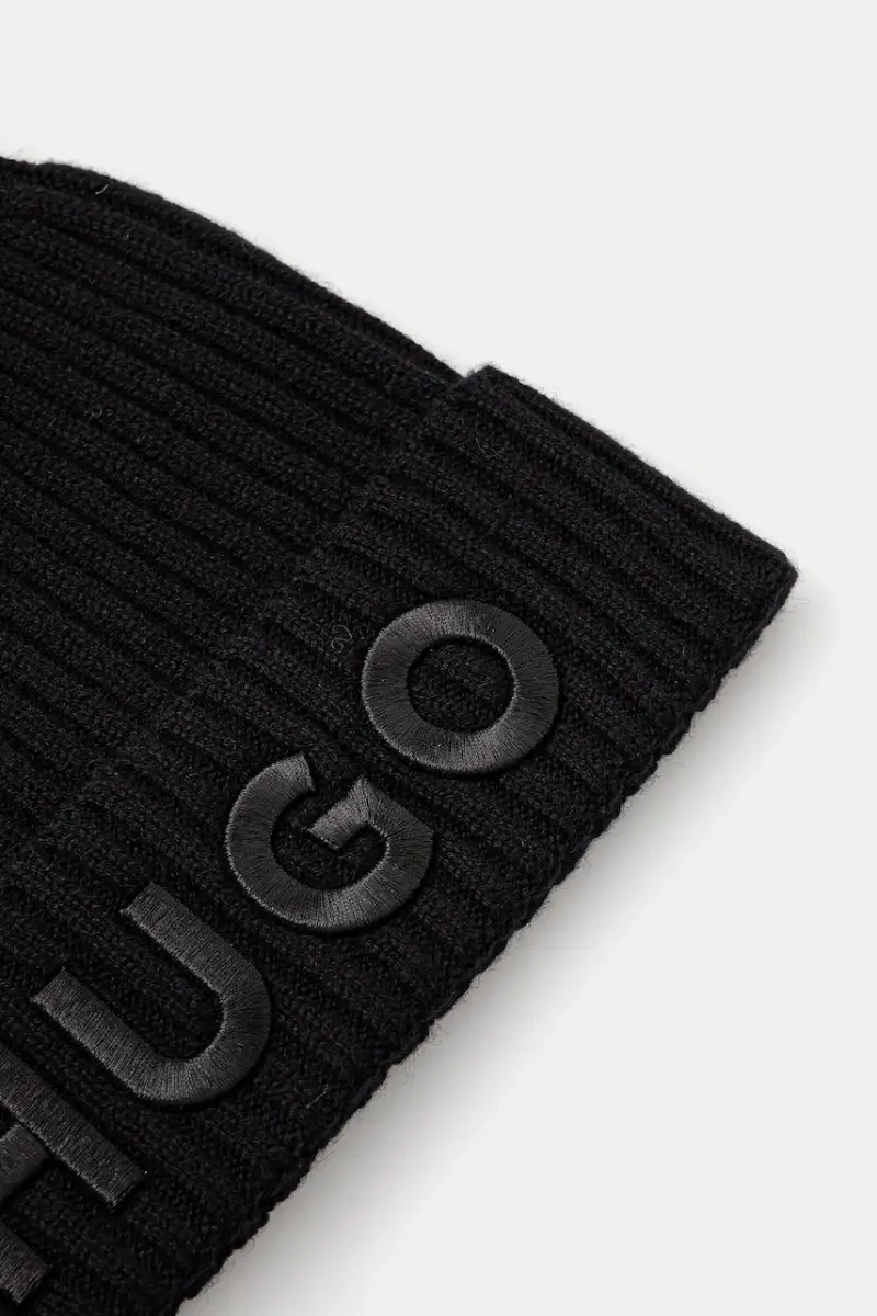 berretto in lana colore nero 50524129 miniatura 2