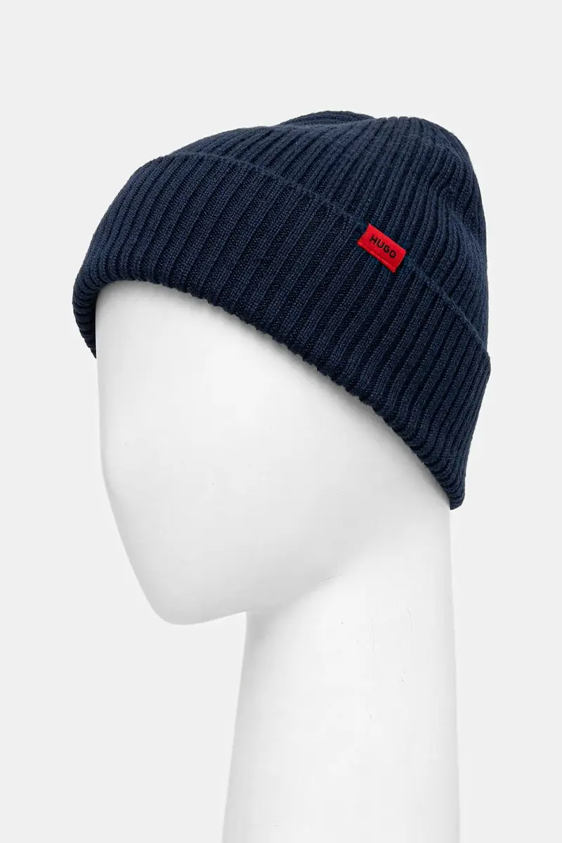 berretto in lana colore nero 50524570 Blu miniatura 2