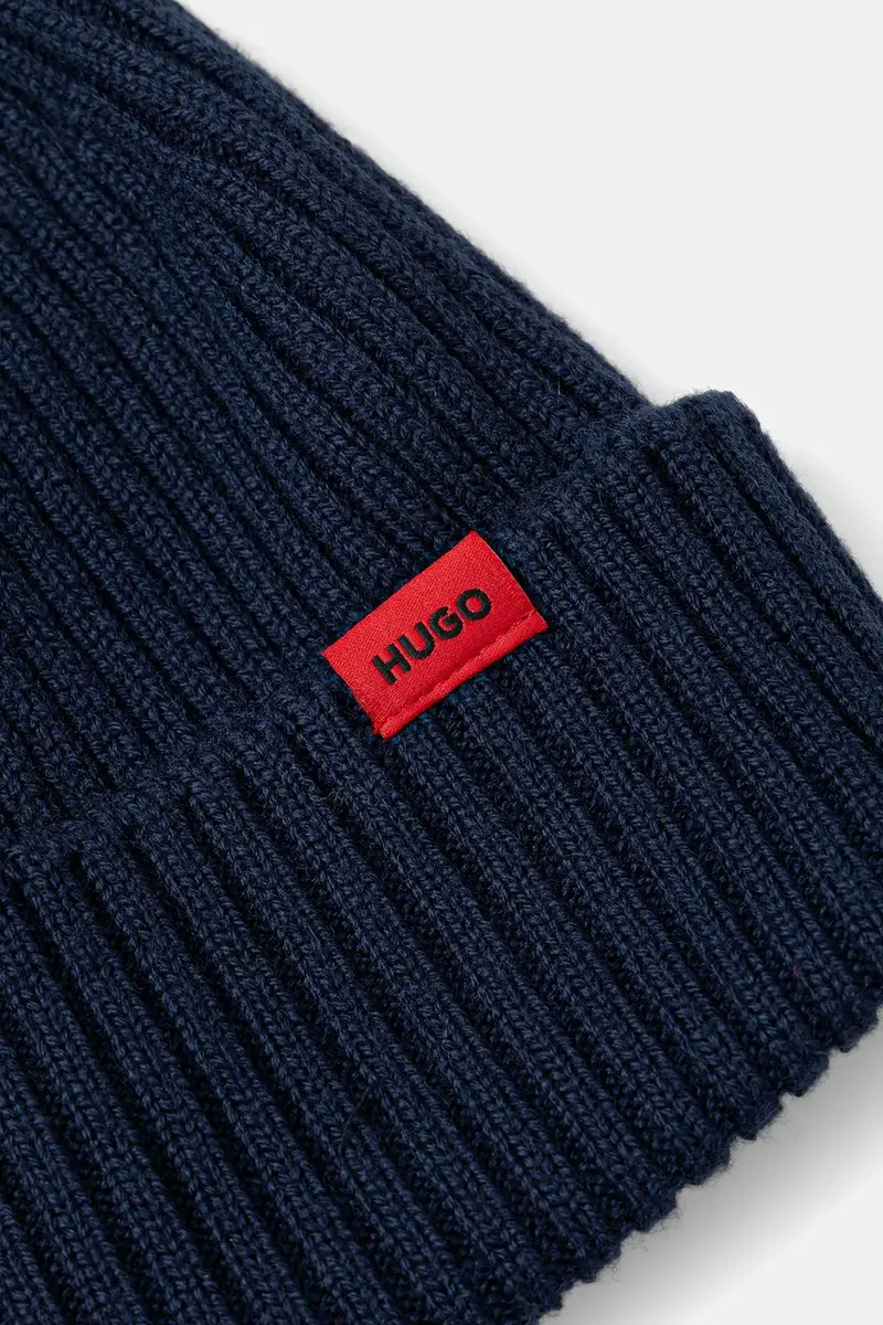 berretto in lana colore nero 50524570 Blu miniatura 3