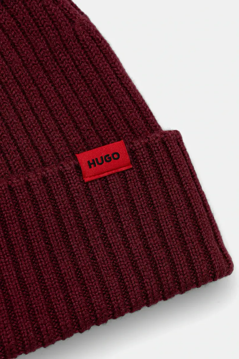 berretto in lana colore nero 50524570 Granata miniatura 2