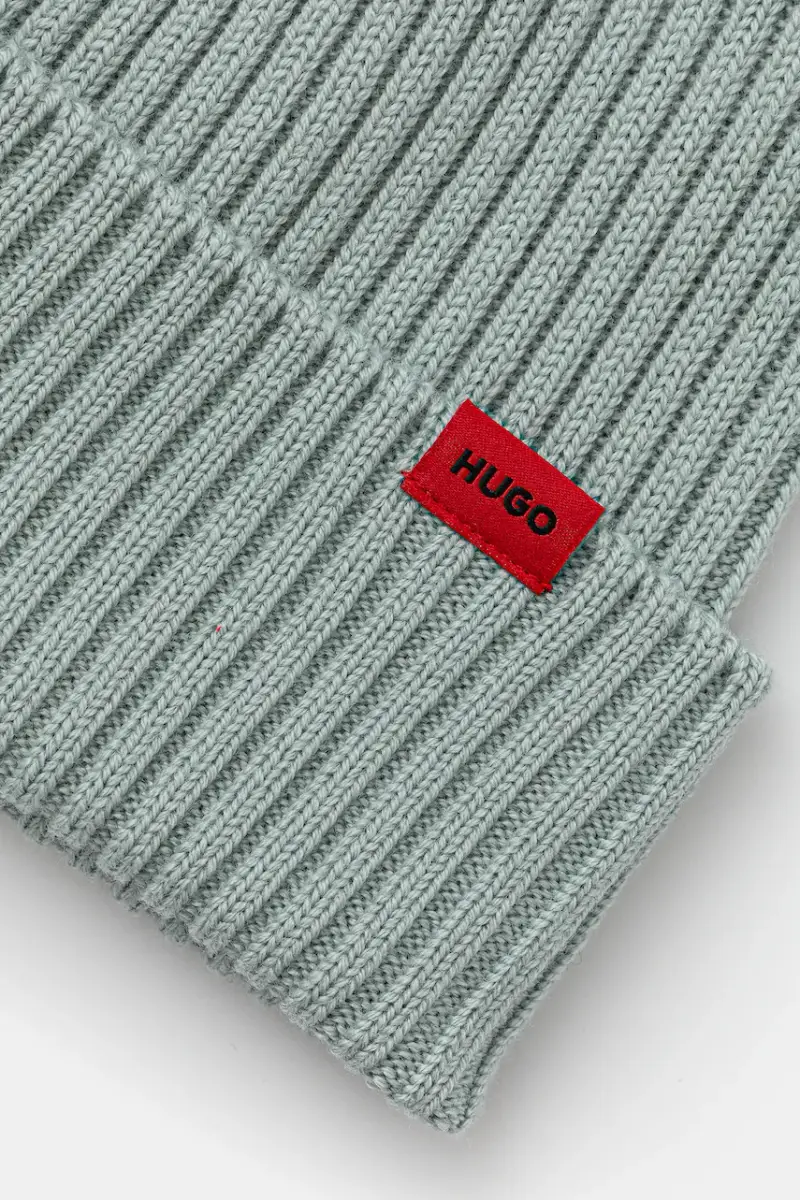 berretto in lana colore nero 50524570 Verde miniatura 3