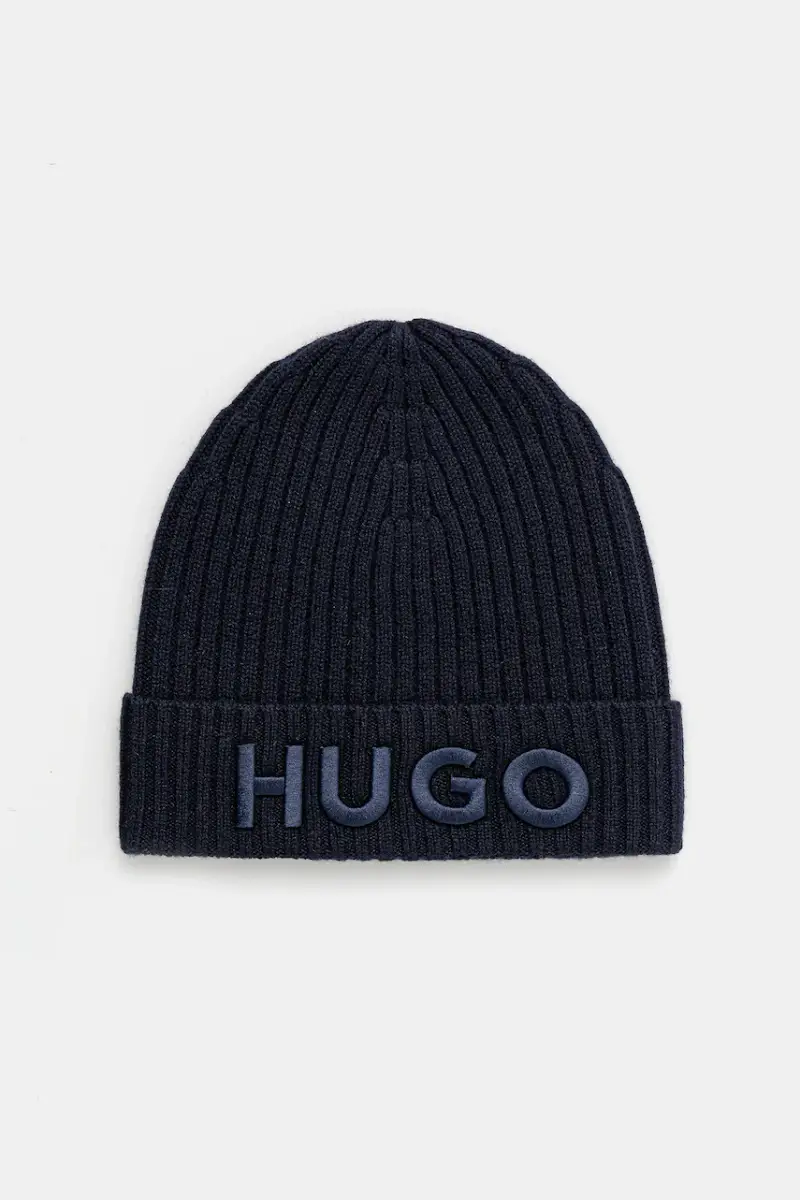 berretto in lana colore nero 50527804 Blu navy