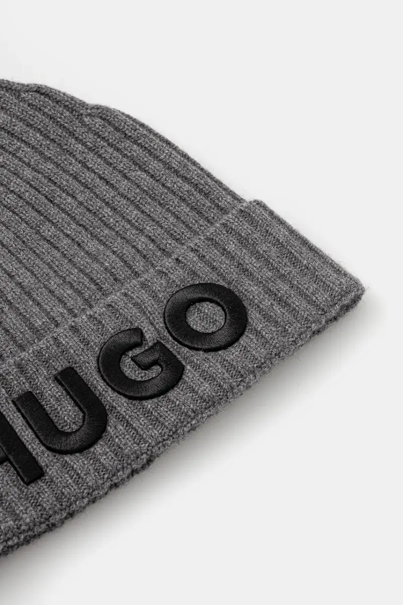 berretto in lana colore nero 50527804 Grigio miniatura 2