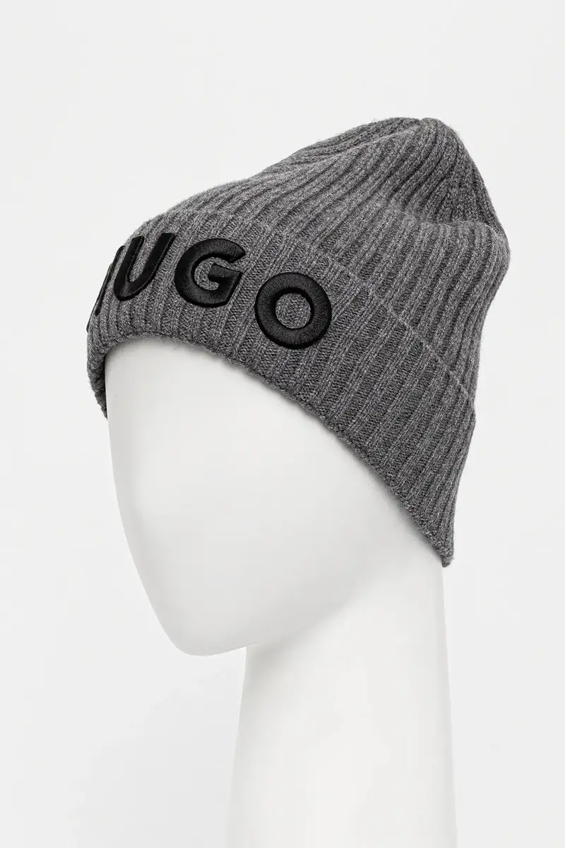 berretto in lana colore nero 50527804 Grigio miniatura 3