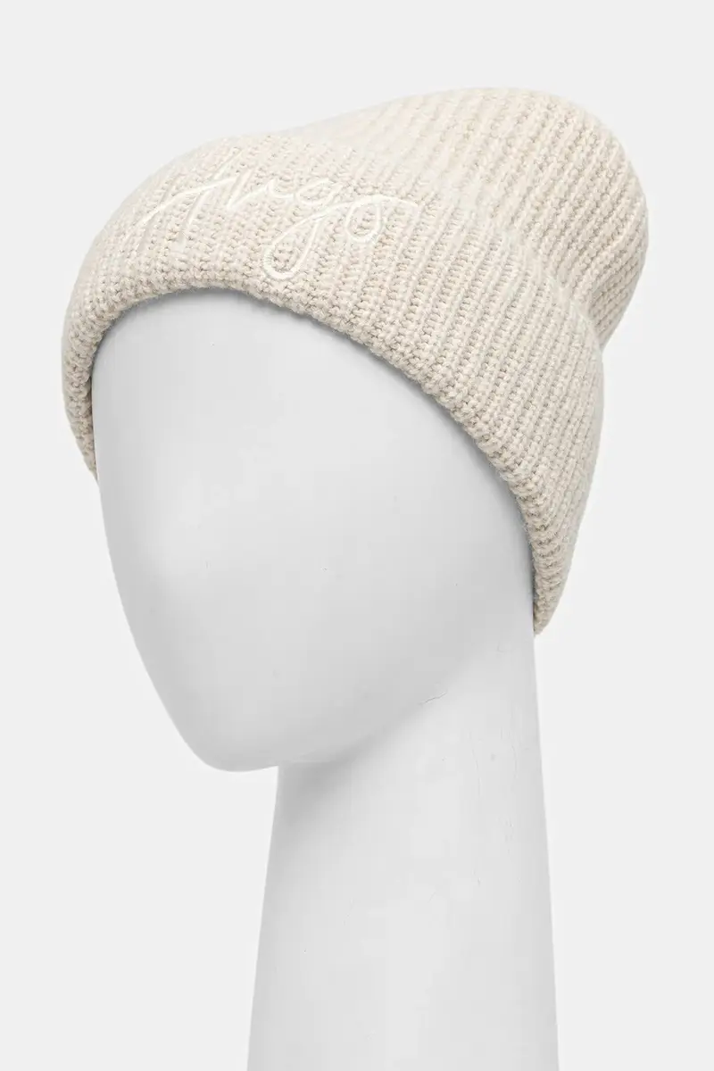 berretto in misto lana colore rosa 50524104 Beige miniatura 2