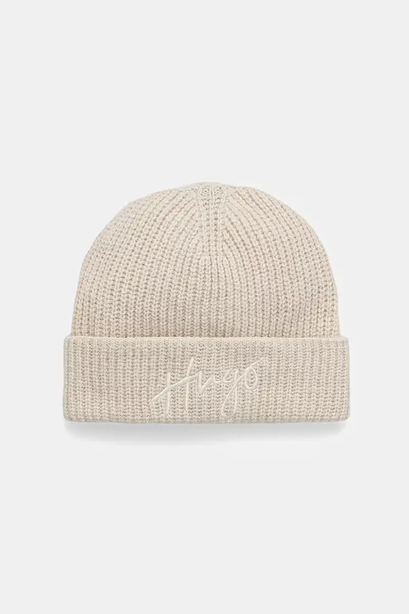 berretto in misto lana colore rosa 50524104 Beige