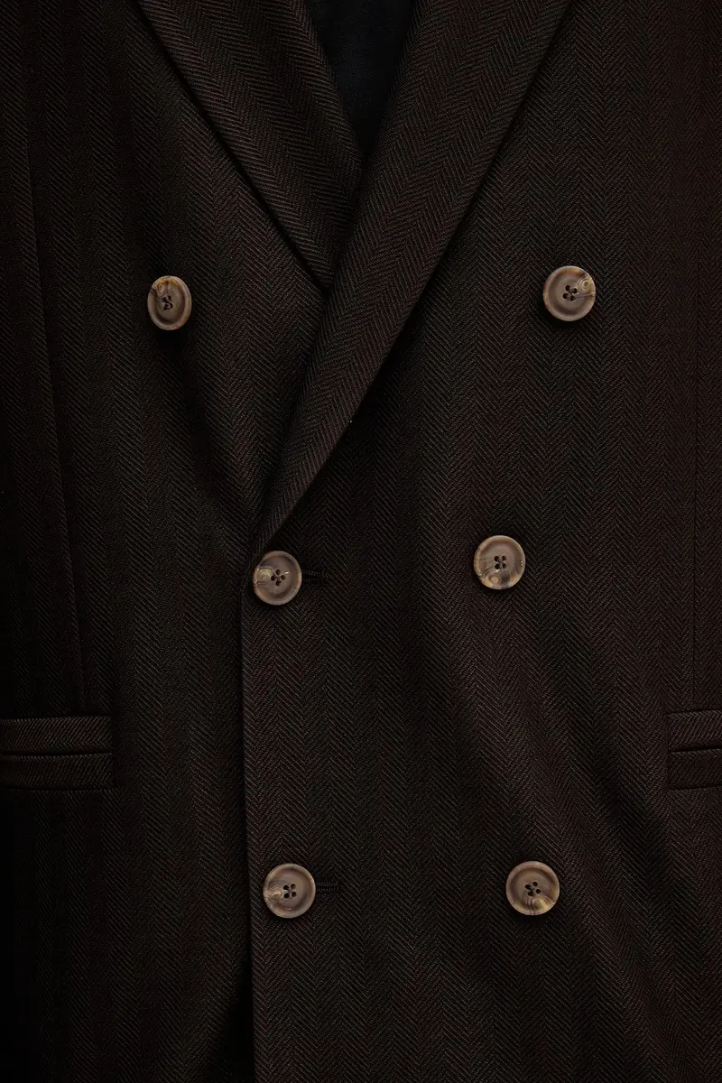 HUGO Blazer Uomo Marrone 3250329 miniatura 5