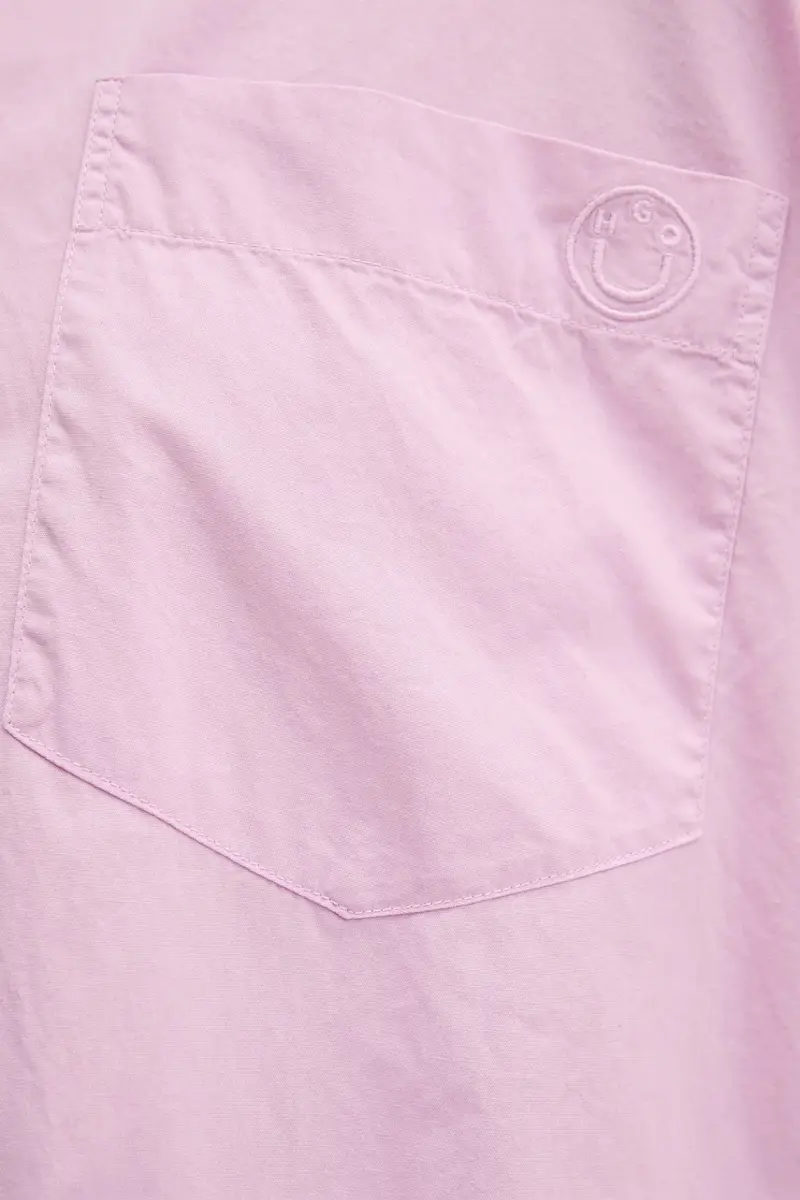 camicia in cotone donna colore violetto 50542970 miniatura 5