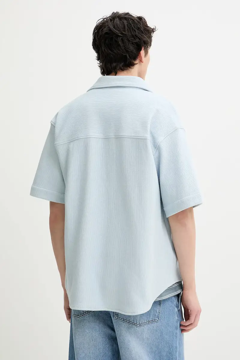 camicia uomo colore blu 50540316 miniatura 3