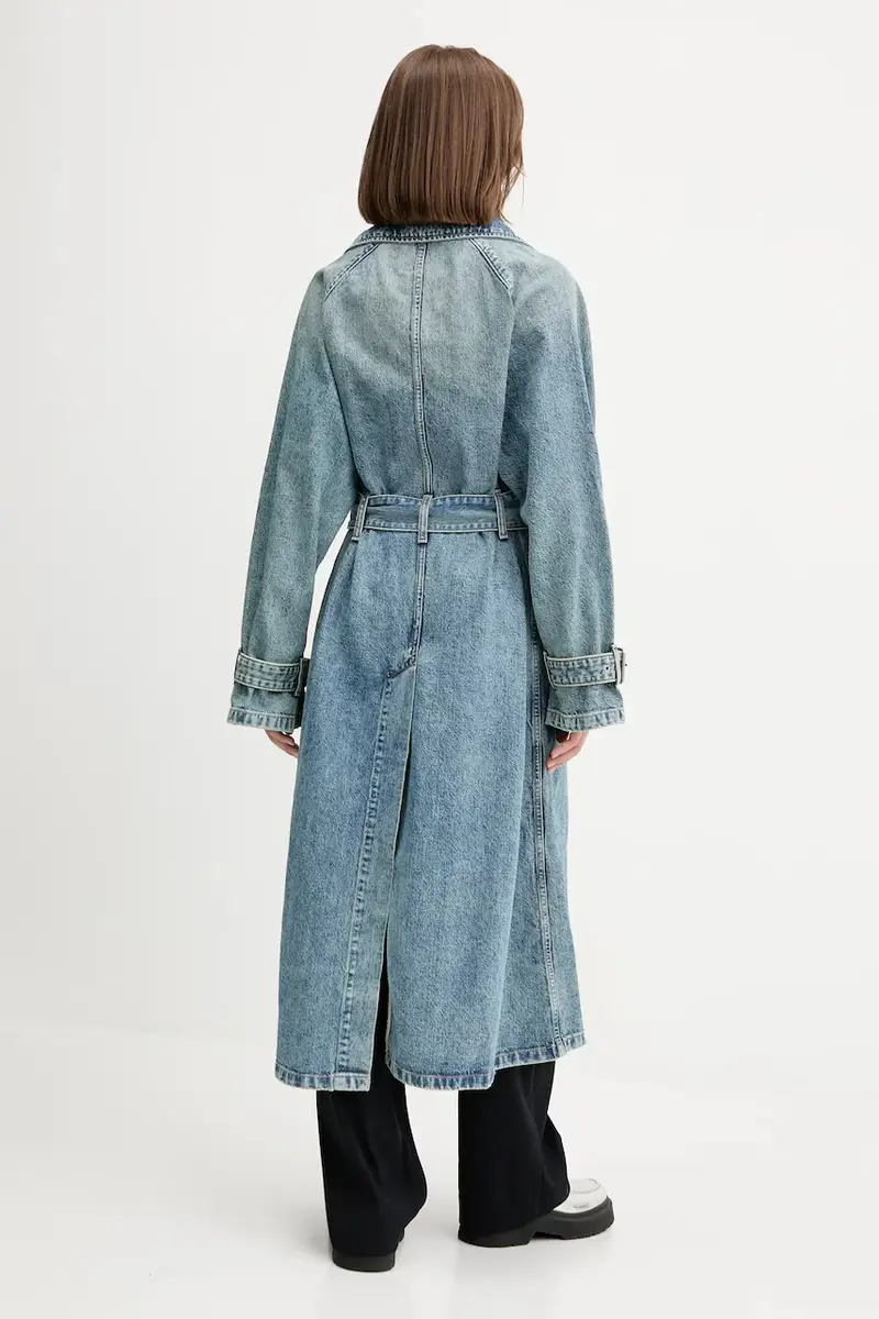 cappotto jeans colore blu 50541545 miniatura 3