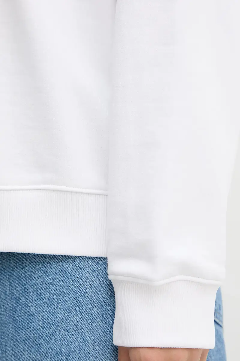 felpa donna colore nero 50522425 Bianco miniatura 4