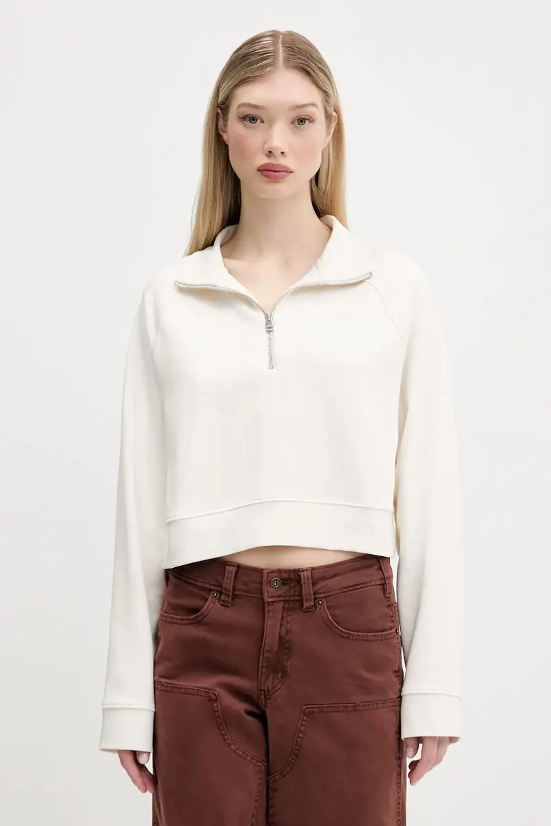 felpa in cotone donna colore bianco 50537102