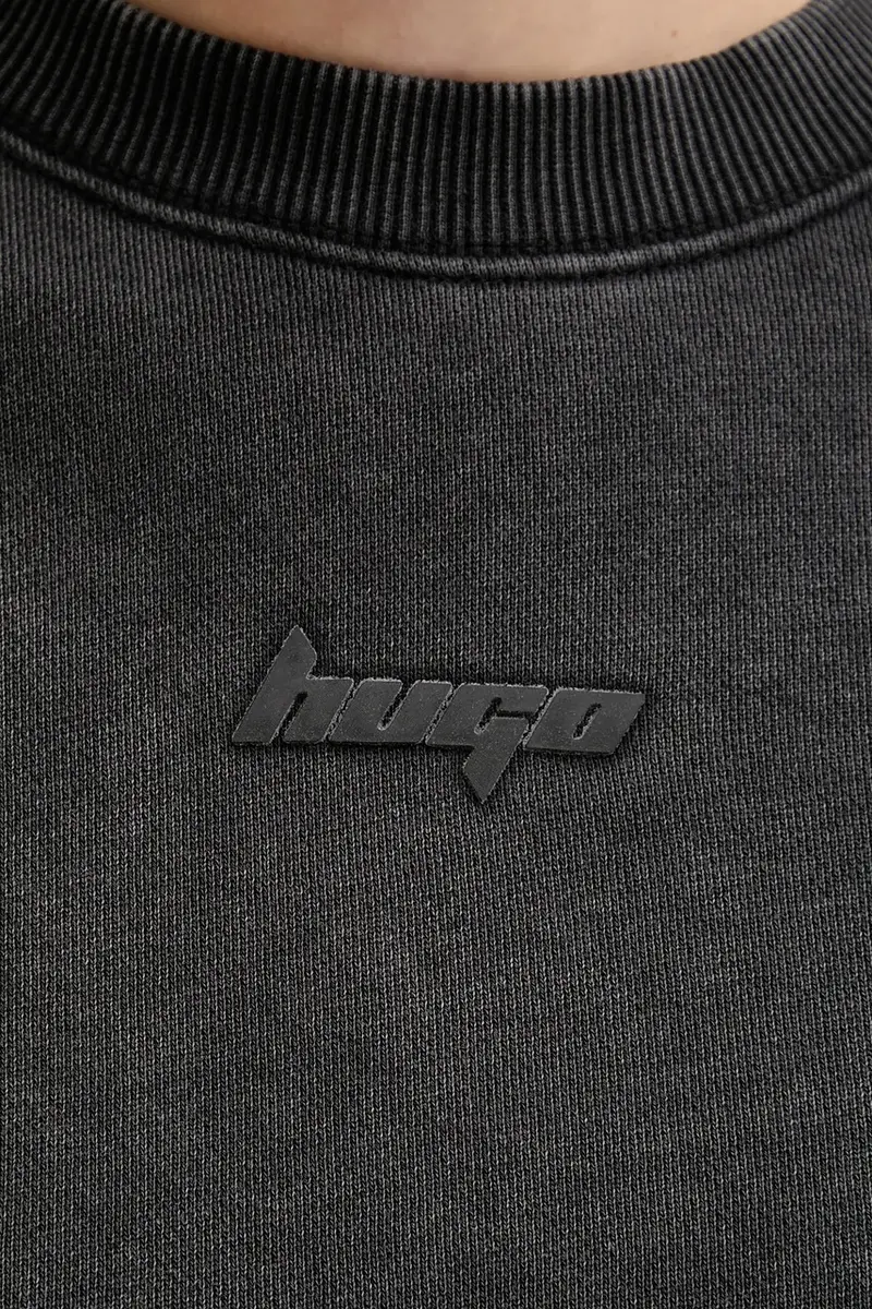 felpa in cotone donna colore grigio 50545035 miniatura 4