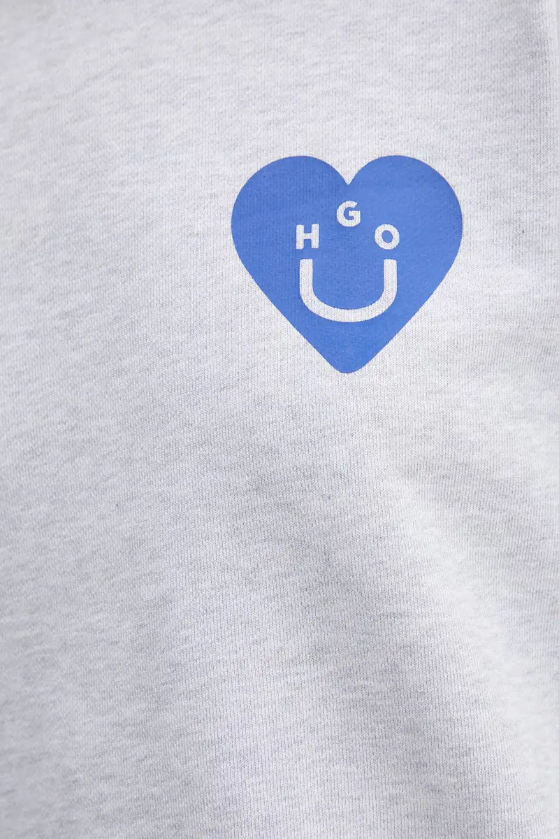 felpa in cotone donna colore grigio 50545052 miniatura 5