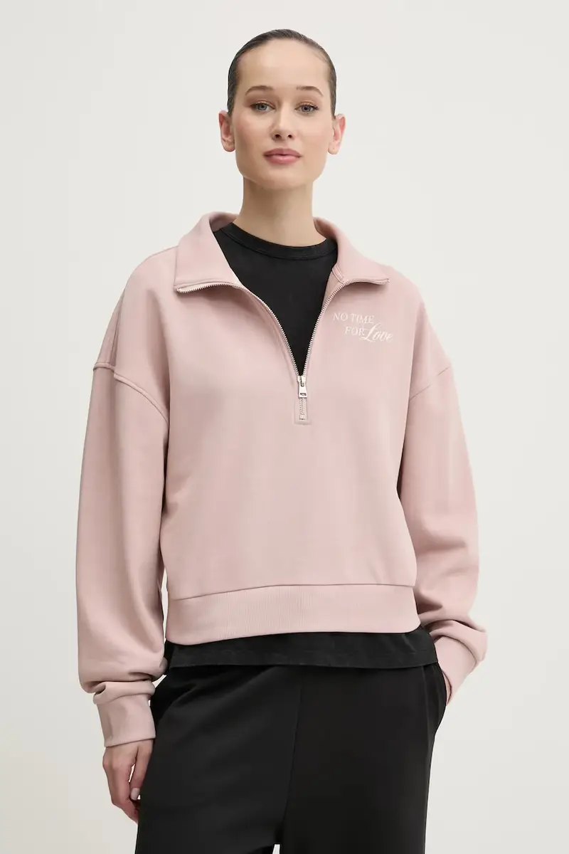 felpa in cotone donna colore rosa 50531192