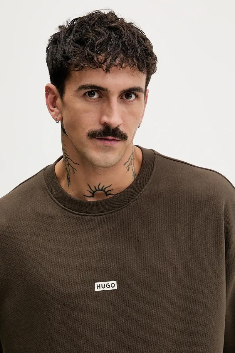 felpa in cotone Naviu Marrone miniatura 4