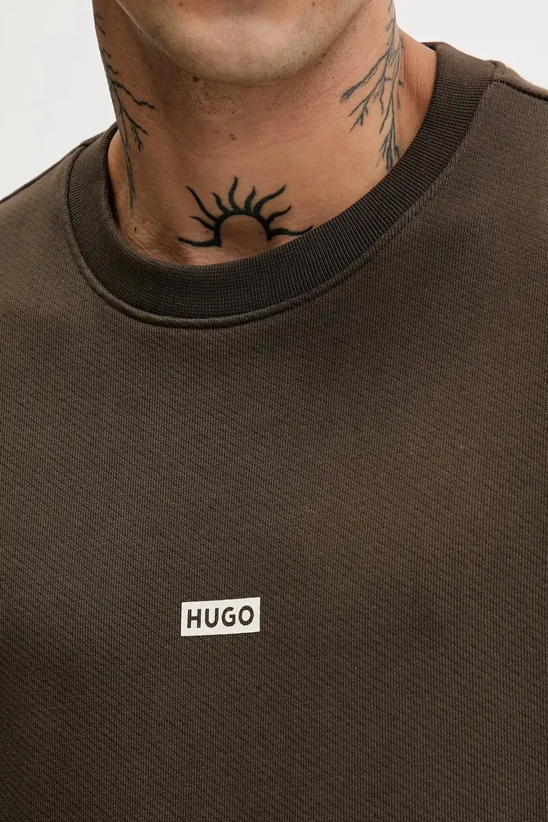 felpa in cotone Naviu Marrone miniatura 5