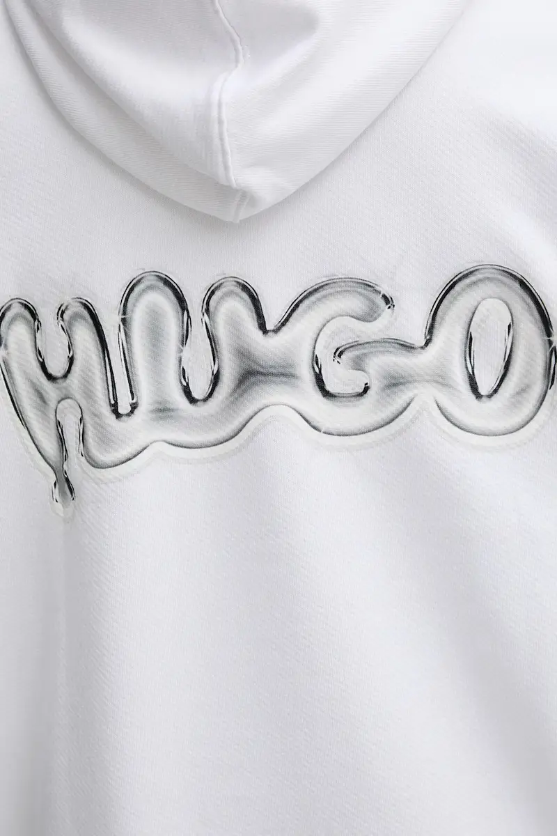 felpa in cotone uomo colore bianco con cappuccio 50549212 miniatura 5