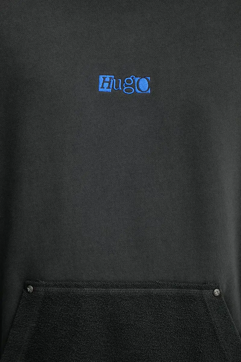 felpa in cotone uomo colore grigio con cappuccio 50542799 miniatura 5