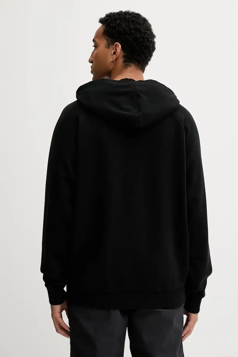 felpa in cotone uomo colore nero con cappuccio 50549579 miniatura 3