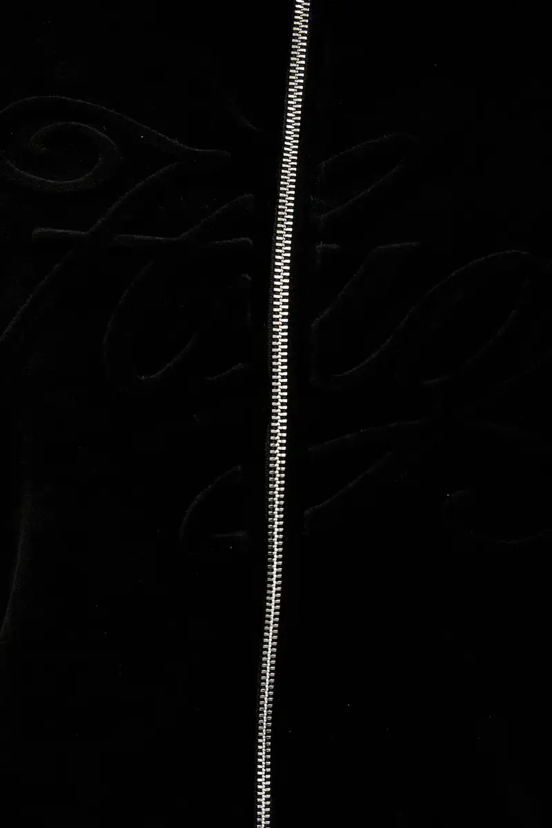 felpa in velluto donna colore nero 50549486 miniatura 5