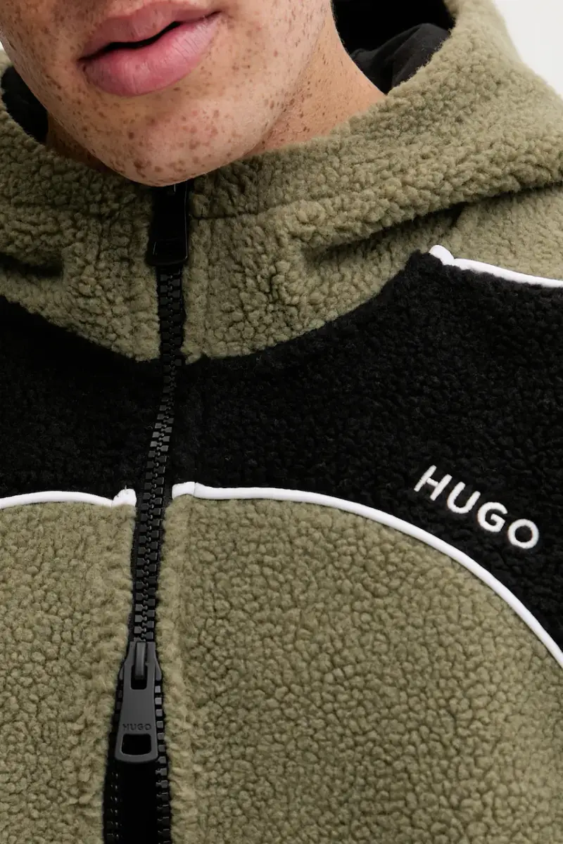 felpa Neddyzo uomo colore verde con cappuccio 50546620 miniatura 5