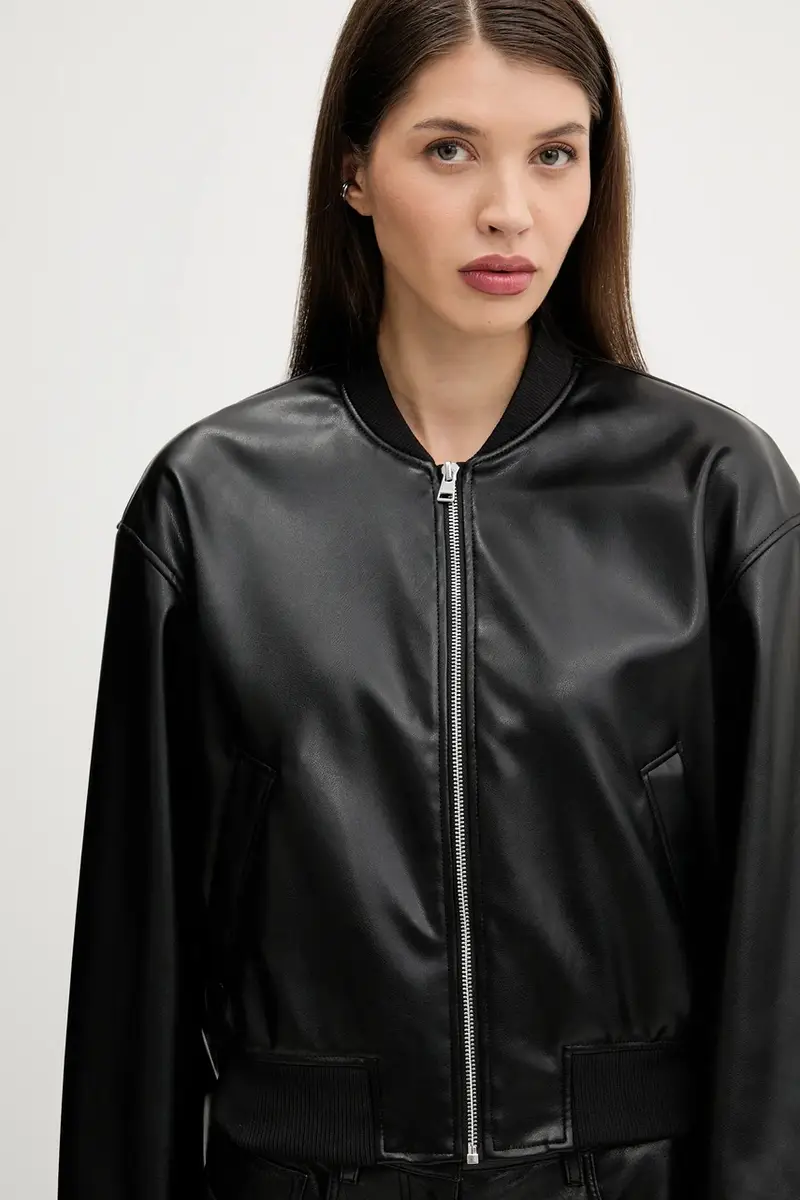 giacca bomber colore nero 50542178 miniatura 4