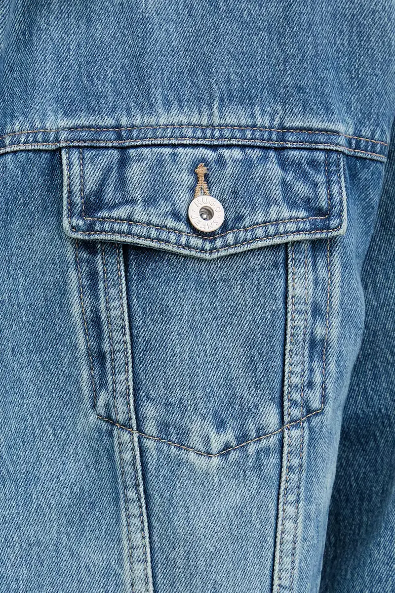 giacca di jeans colore blu 50541559 miniatura 5