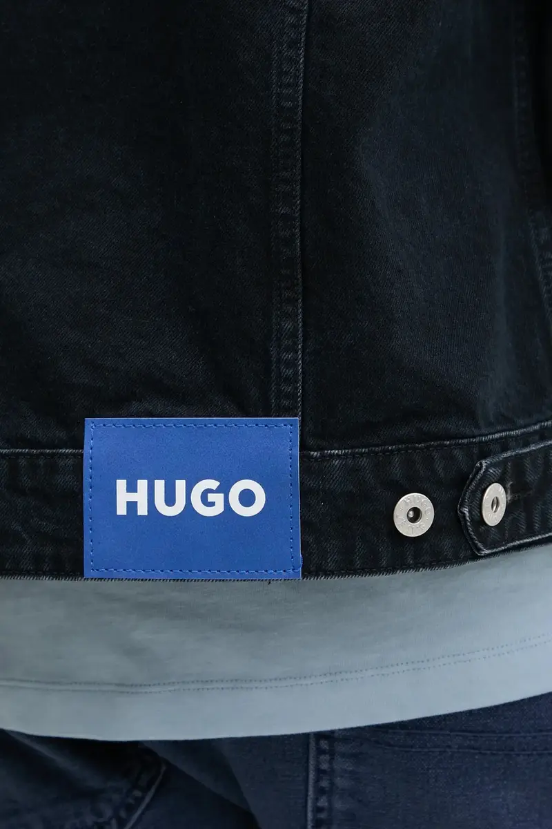 giacca di jeans colore blu navy 50541714 miniatura 5