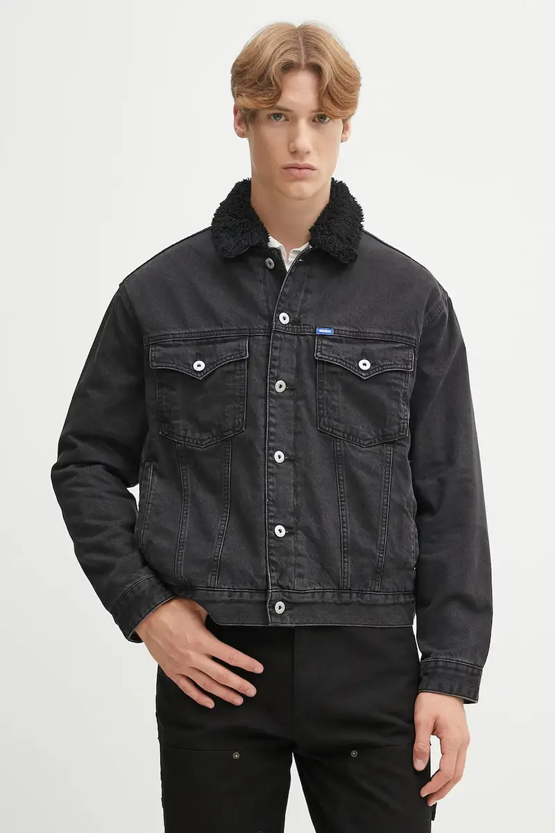 giacca di jeans colore nero 50547149