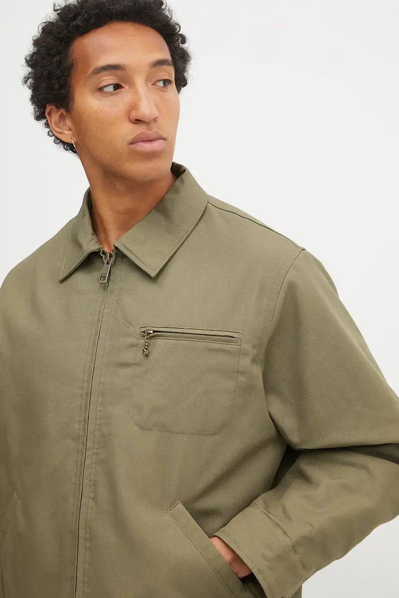 giacca in cotone colore verde 50548713 miniatura 4