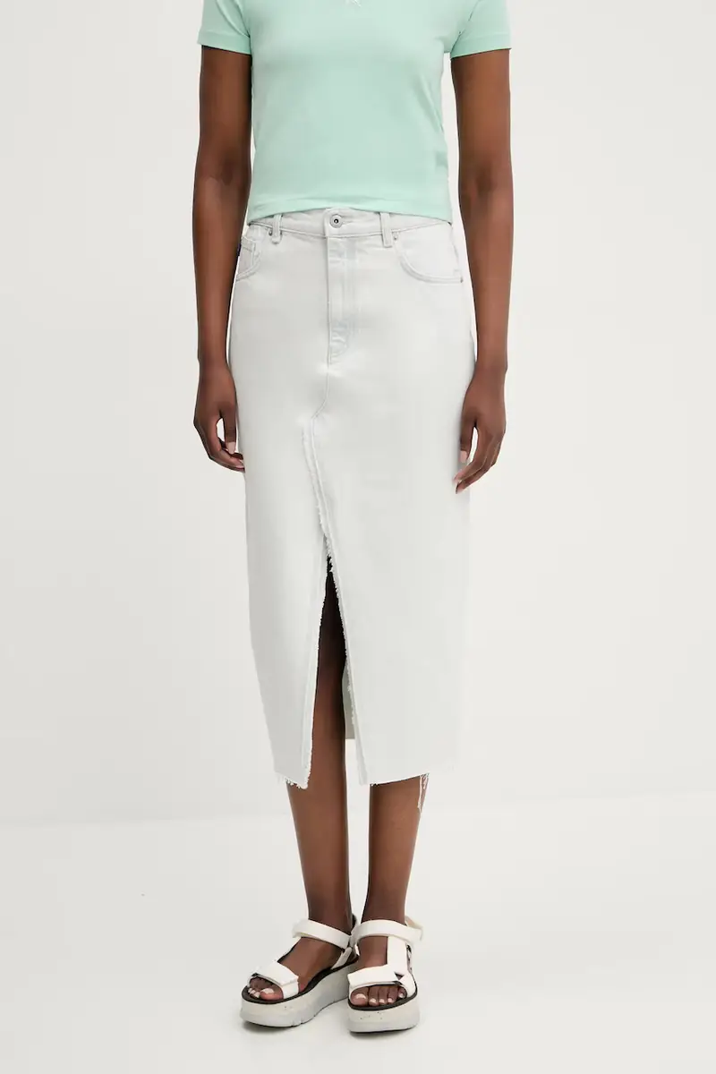 gonna di jeans colore blu 50534746