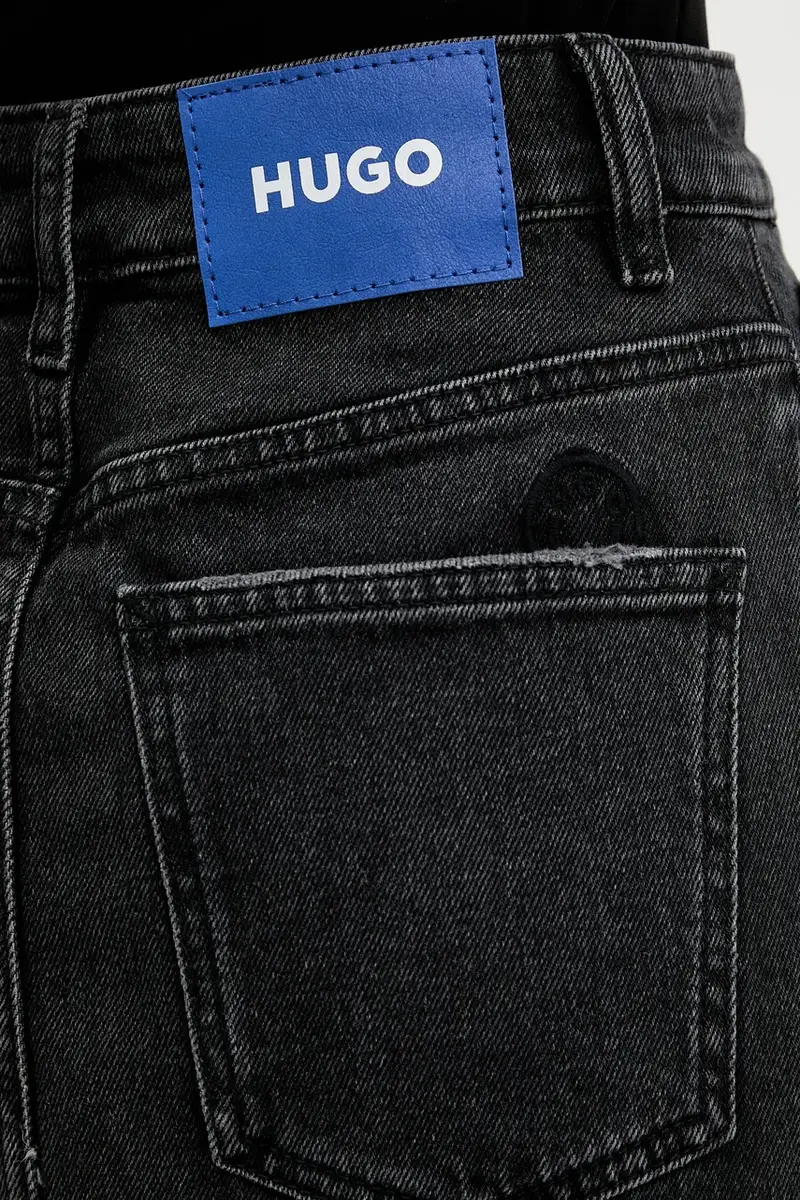 gonna di jeans Goja_B colore nero 50546327 miniatura 4