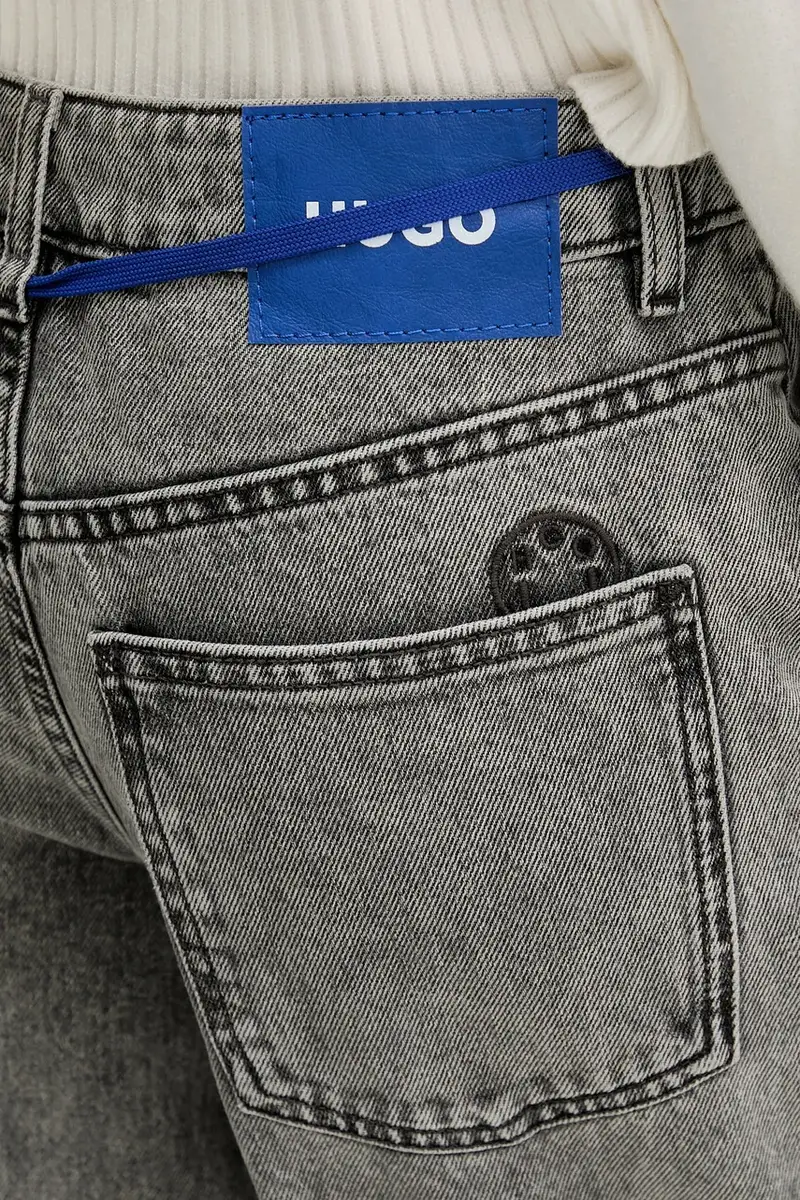 HUGO Blue Jeans Donna Grigio 3612016 miniatura 4