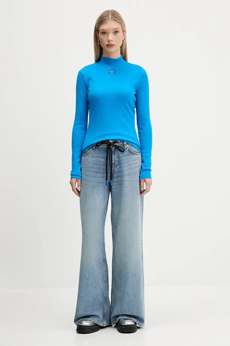 HUGO Blue Jeans Donna Blu 3582258 miniatura 2