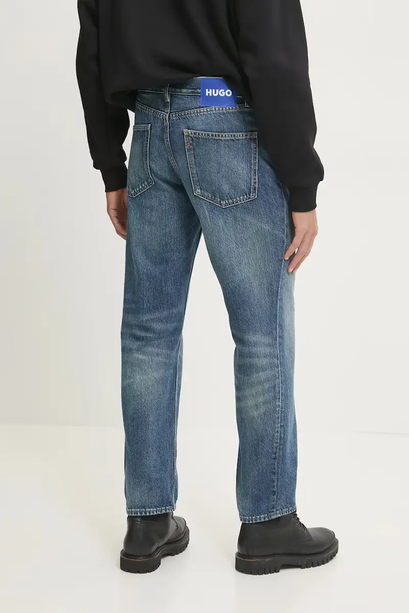 HUGO Blue Jeans Uomo Blu 3312283 miniatura 3