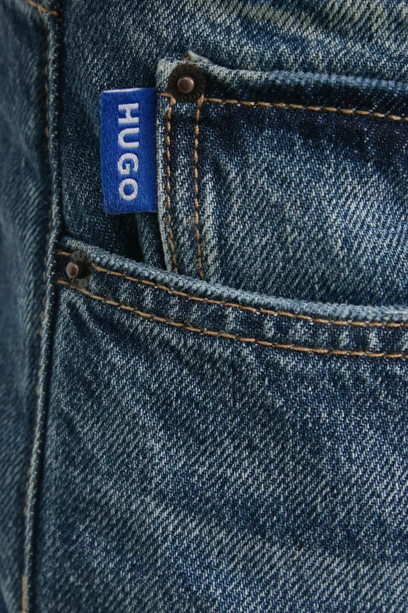 HUGO Blue Jeans Uomo Blu 3312283 miniatura 4