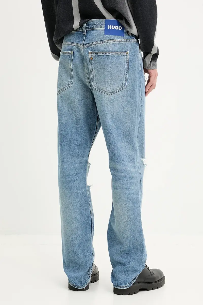 HUGO Blue Jeans Uomo Blu 3312638 miniatura 3