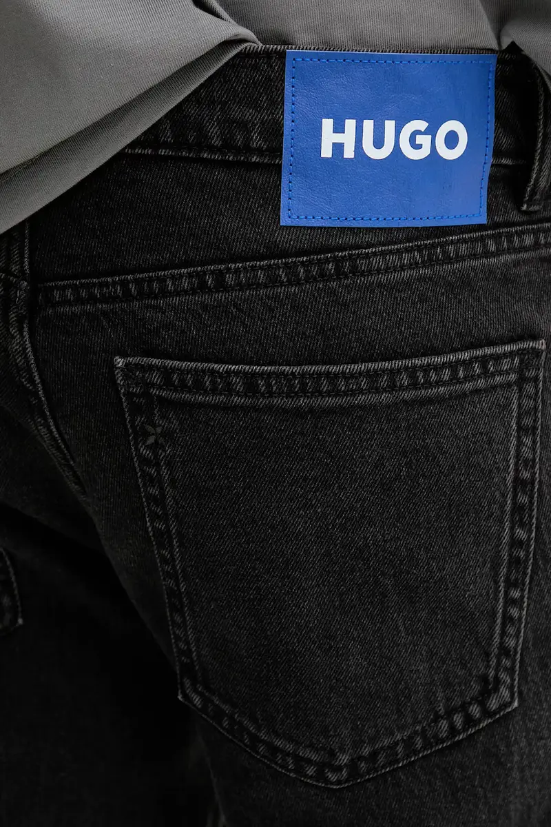 HUGO Blue Jeans Uomo Nero 3646182 miniatura 4