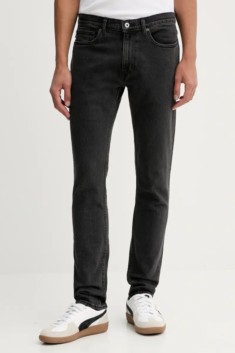 HUGO Blue Jeans Uomo Nero 3645497