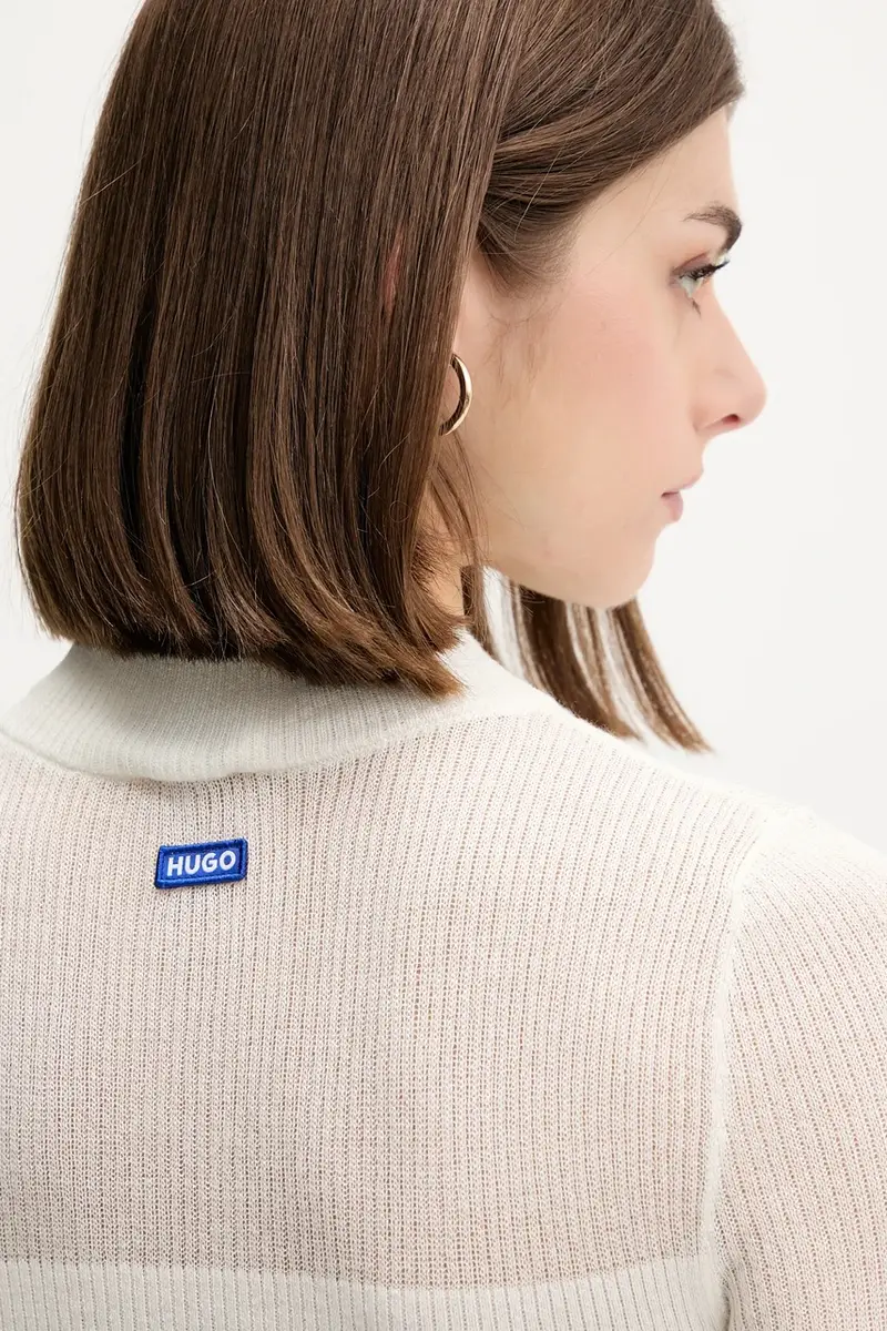 maglione donna colore beige 50543045 miniatura 5